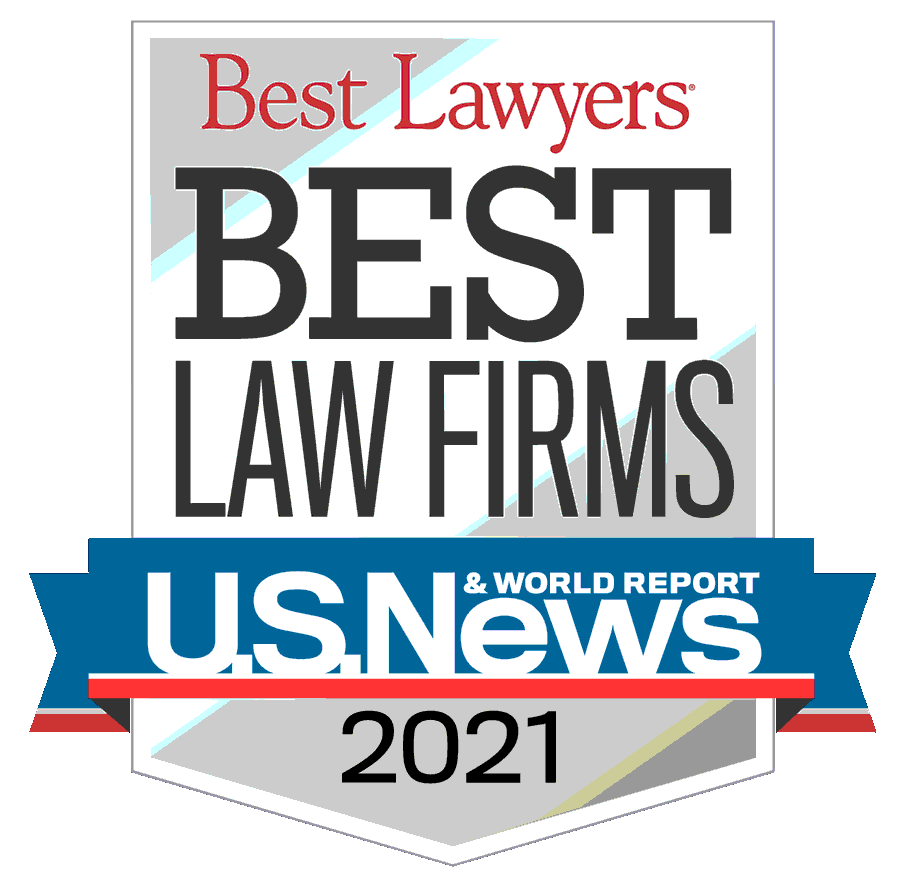 2021 Best Lawyers Badge U.S. News and World Reports
